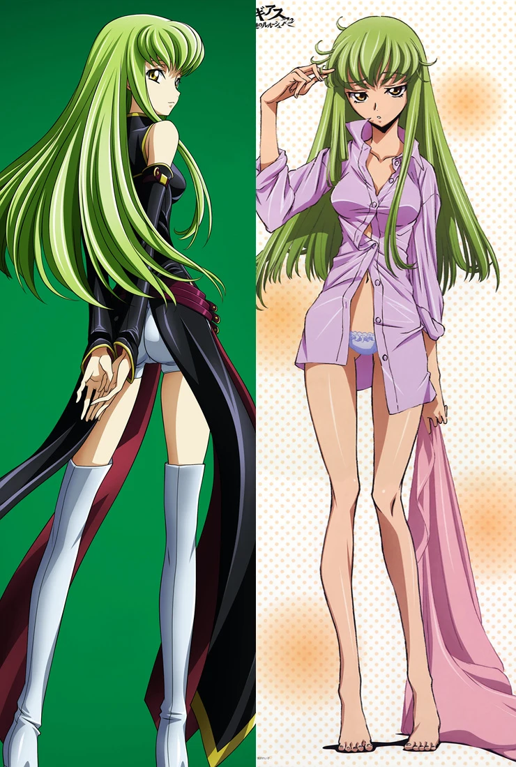 Аниме код Geass Lelouch of the Rebellion персонажи сексуальная девушка c.c. Отаку Dakimakura