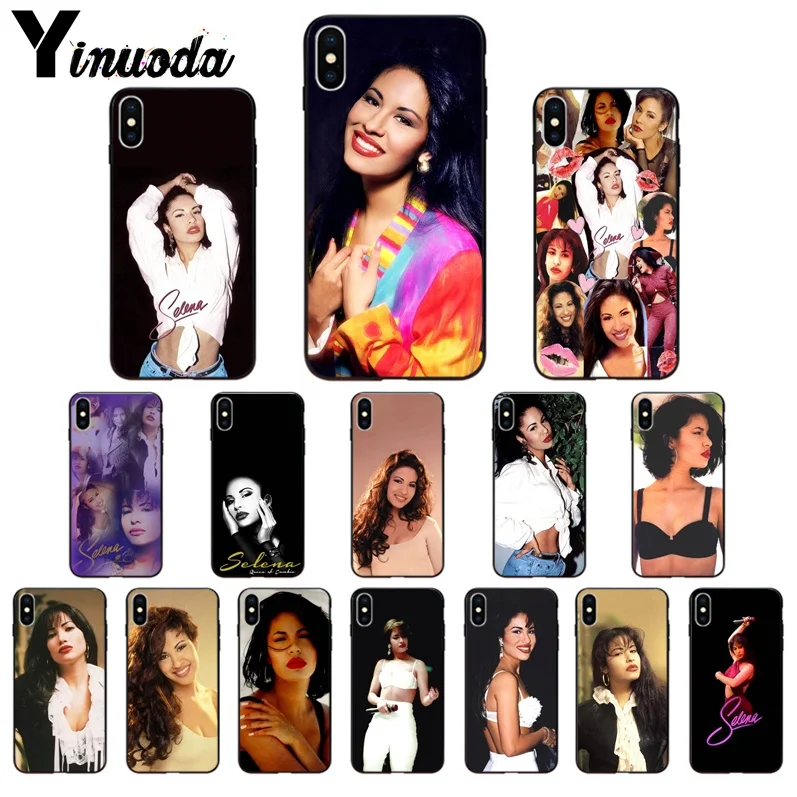 

Yinuoda selena quintanilla TPU Soft Phone Accessories Cell Phone Case for iPhone X XS MAX 6 6s 7 7plus 8 8Plus 5 5S SE XR