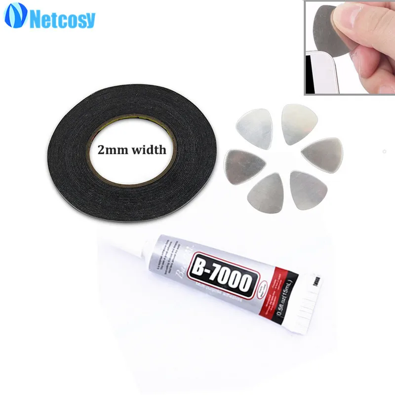 

2mm Double Sided Sticky Tape for iPad Tablet Camera TouchScreen LCD Glass Strong Sticky Tape & Pry tools & Adhesive tape