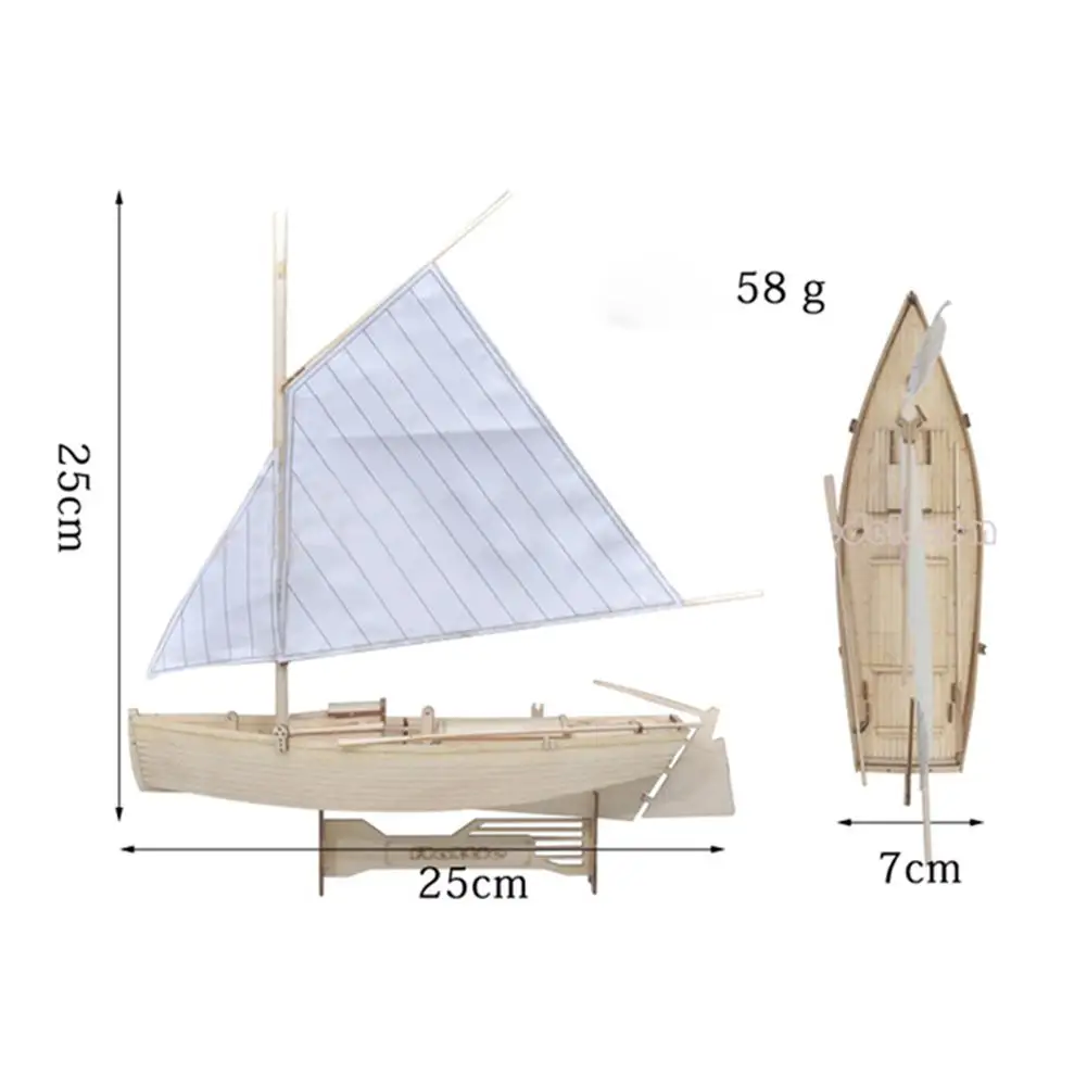 DIY 1:30 деревянная сборная Philette Sailboat модельная игрушка настольная украшение детский подарок