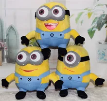 3pcs set 7 inch 18cm Despicable ME Movie Plush Toy Minion Jorge Stewart Dave NWT with