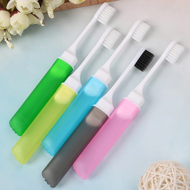Foldable Toothbrush Tooth Brush Camping Travel Toothbrush Outdoor