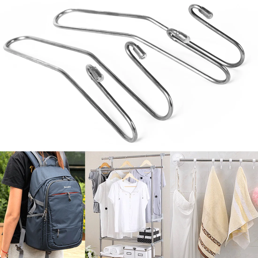 

Car Seat Hook Auto Headrest Hanger Bag Holder Clips New Metal Multi-functional for Car Bag Purse Cloth Grocery Storage Auto Hook
