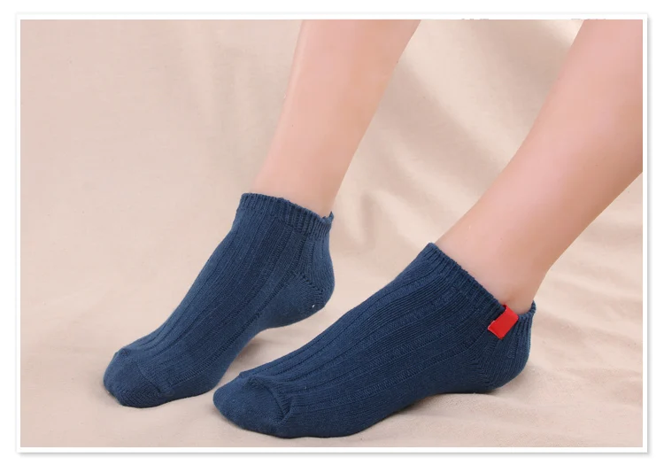 3 пар/лот модные Хлопковые вязаные носки Для женщин носок дышащая женская Повседневное короткие носки