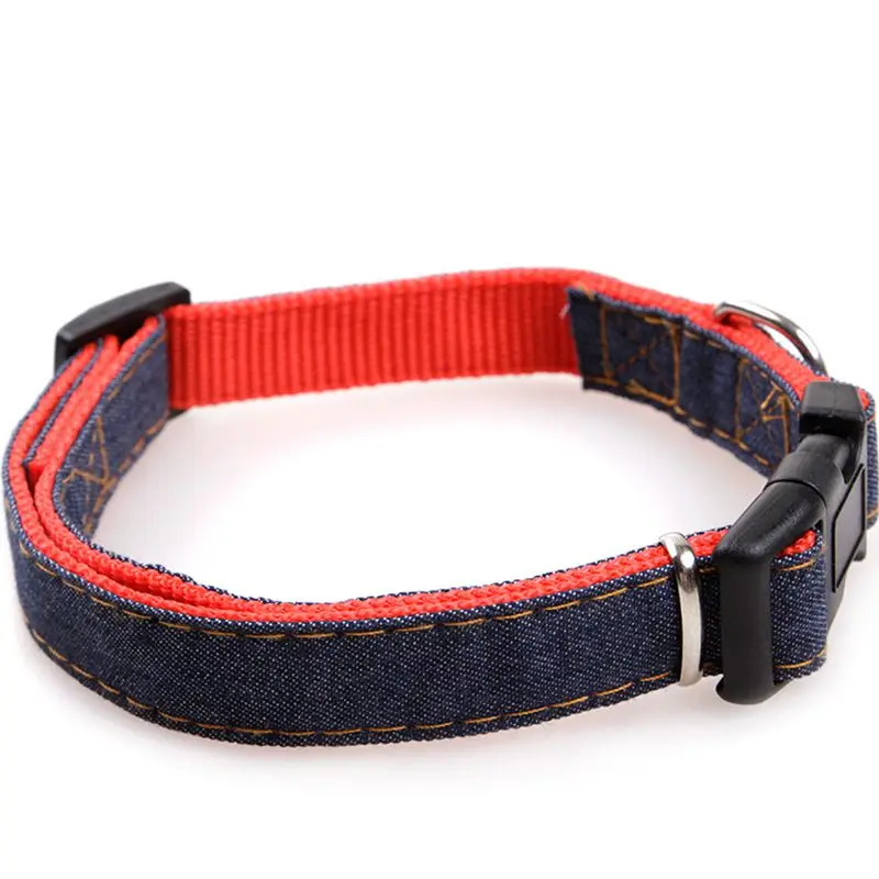 Fashion Pet Dog Collar Nylon For Small Puppy Pet Red Pink Neck Collars