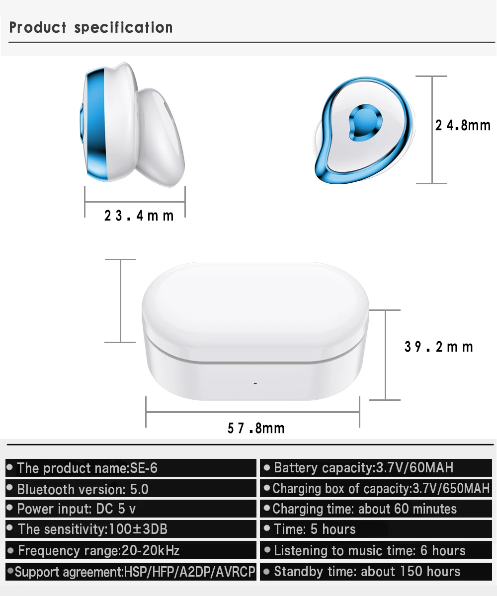 TWS bluetooth 5,0, водонепроницаемые стерео наушники, беспроводная гарнитура с зарядным устройством, спортивные наушники для samsung galaxy buds, смартфон