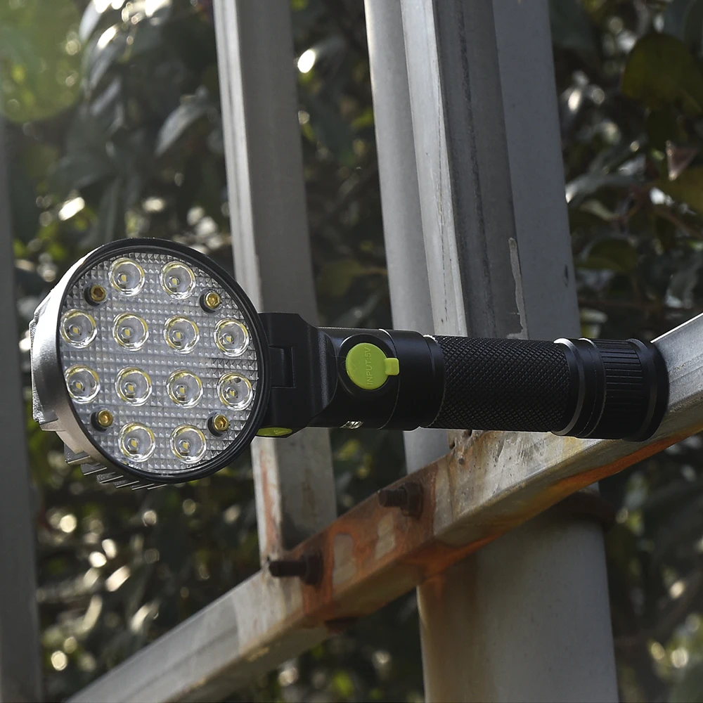 USB Перезаряжаемый светодиодный светильник-вспышка для ремонта автомобиля, рабочий светильник, фонарь с магнитом, лампа для тента на кемпинге, фонарь