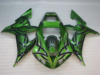 

Fairing Kits for YAMAHA YZFR1 2002 - 2003 Green Black Fairing YZFR1 03 Fairings YZF1000 R1 2003