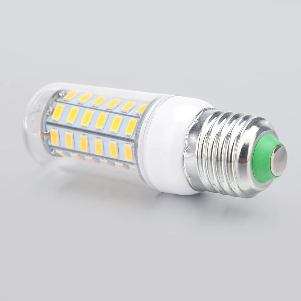 E27 5W 10W 12W 5730 SMD 24/48/56 светодиодные лампы «Кукуруза» лампочки энергосберегающие 360 градусов теплый белый и белый AC220-240V