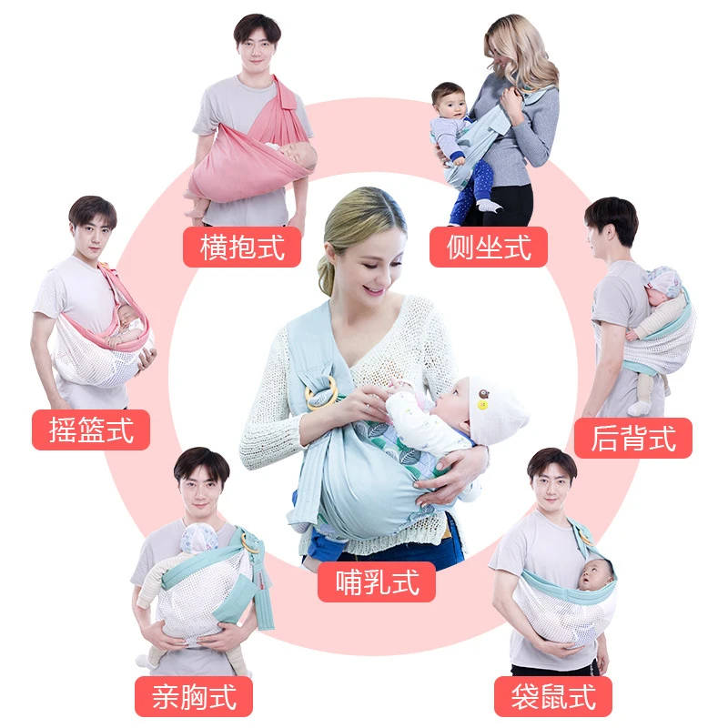 Функциональный детский слинг переноска Canguru Porte Bebe Ergonomicas дышащий портативный