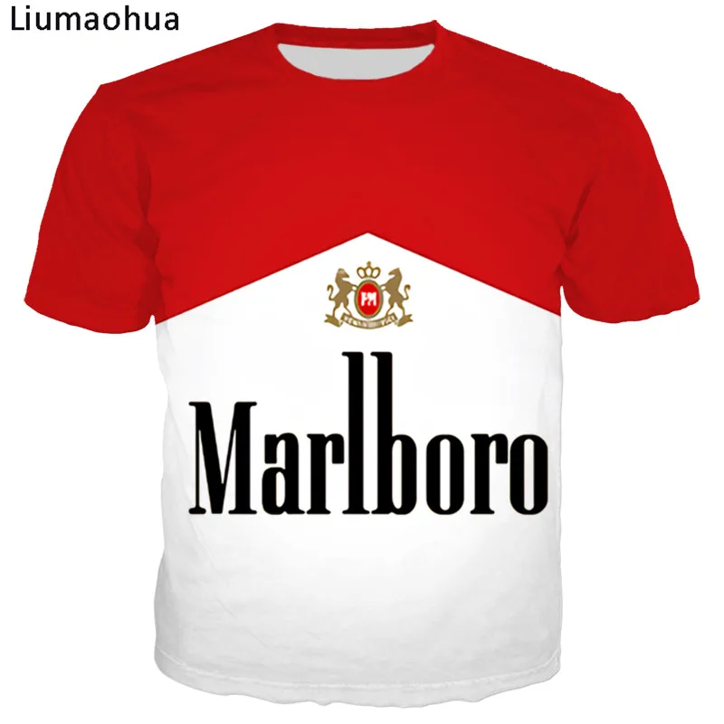 HX-2019-New-Men-Women-3D-Print-Cigarette-Short-Sleeve-Summer-T-Shirt-Casual-Sweatshirt-Hip