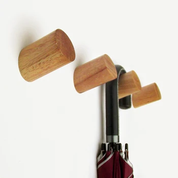 

Coat hanging on the back wall of solid wood entrance door hanger hook Wall hook Wall Clothes Hanger