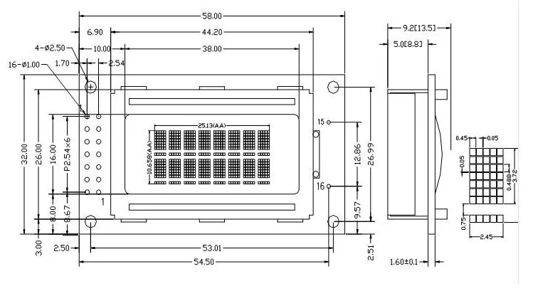 Rheccow 5 v 0802 8*2 0802a персональный модуль lcd дисплей LCM Желтый зелёная лампа чёрного света черный персонажа для raspberry pi