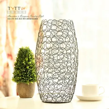 

Rustic modern fashion iron wire wrought iron decoration vase decoration flower