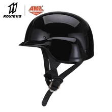AMZ Retro Motorcycle Helmet Casco Moto Helmet Half Face German Style Vintage Casque Scooter Helmet Motorcycle For 4 Season цена AMZ Retro Motorcycle Helmet Casco Moto Helmet Half Face German Style Vintage Casque Scooter Helmet Motorcycle For 4 Season цены онлайн