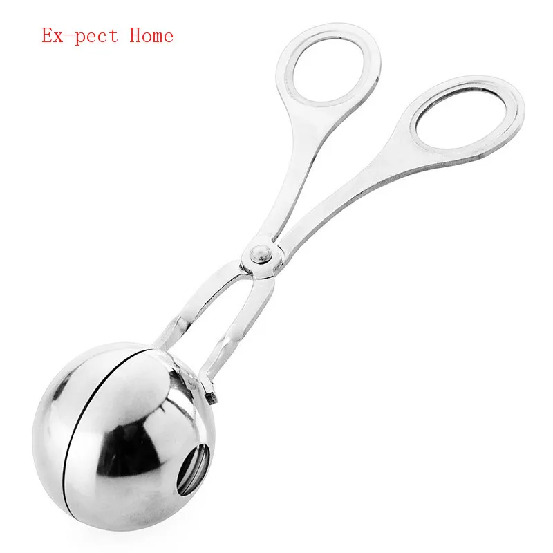 50pcs/lot stainless steel meat ball maker mold clip meat cooking tool meatball maker kitchen accessories