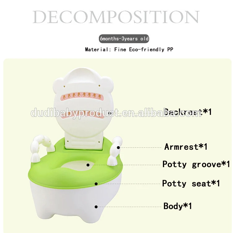 Большой детский туалет горшок обучение детей Туалет Детский горшок Портативный Путешествия Туалет