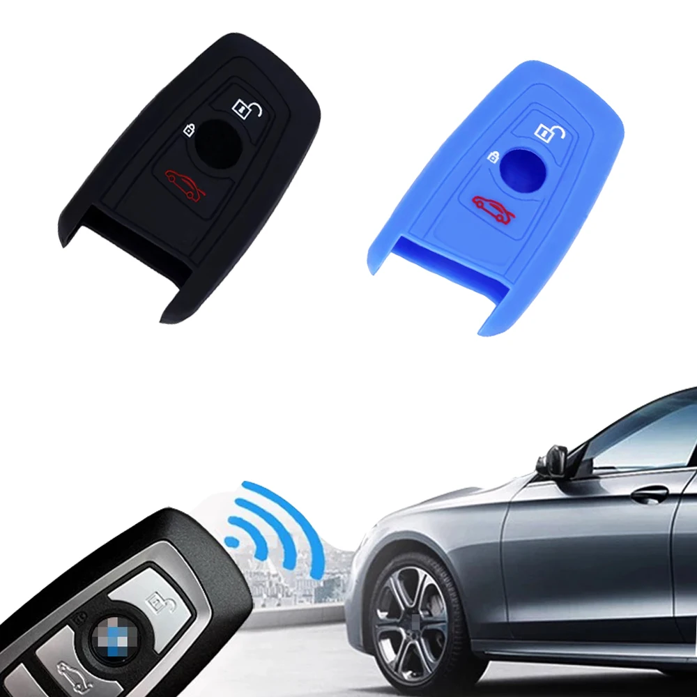 Чехол JEAZEA для 3 кнопок чехол ключей защитная сумка BMW 520 525 730li 740 118 320i 1 5 7 Series X3 X4 M3 |