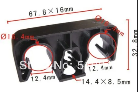 

Free shipping 100pcs car safety belt clip safety belt car plastic clamps routing case for Toyota