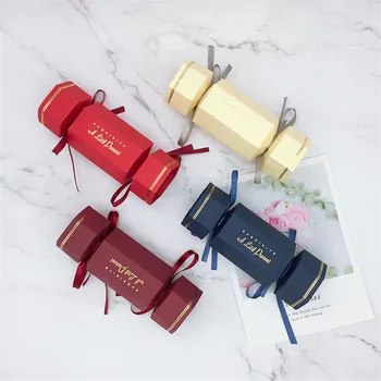 

2019 New Arrived Sugar Shape Package Jewelry Display Cardboard Boxes 5Color Candy 11.5*6*6CM With Ribbon Delicate Fashion Style