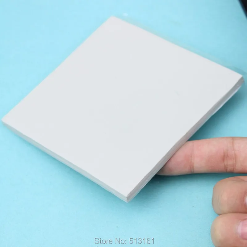 5 шт. 100x100x2 мм центральный процессор GPU IC SMD белый Теплопроводящий термоковрик 2