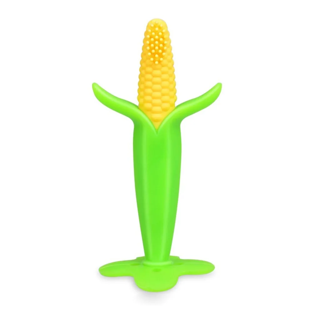 

Baby Teethers Banana Corn Penguin Shape Baby Teething Pacifier Safety Silicone Chew Infant Oral Tooth Brush Soother Dropshipping