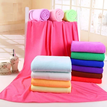 

1pc New Useful Large Thick Soft 70x140cm Absorbent Microfiber Fiber Beach Drying Bath Washcloth Shower Towel