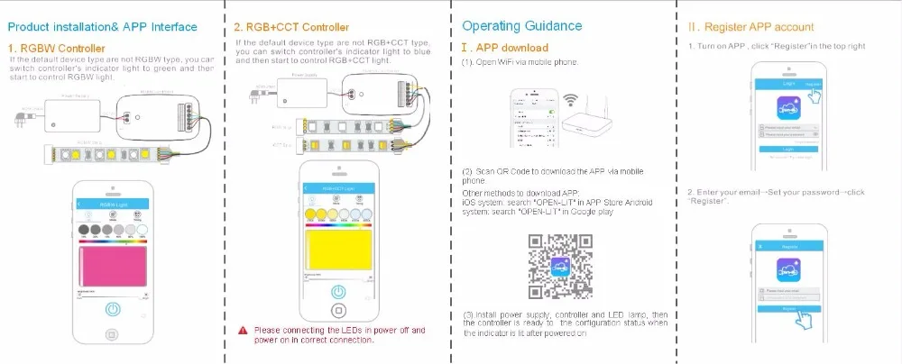 Новое поступление 2 в одном DC9-24V RGBW и RGBCCT контроллер в одном контроллере для регулировки