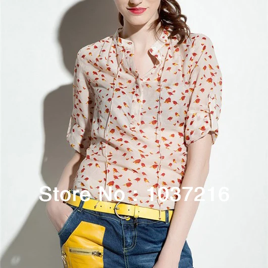 Clearance Fashion women 2014 clothes blouses & shirts