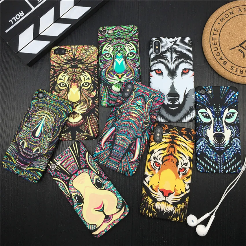 

Luminous Phone Case Cover for Xiaomi Mi 8 A1 6X Note 3 King Animals Cover Phone Case for Xiaomi Redmi Note 5 5 Plus 4X 4A Note4X