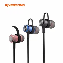 Отель riversong A01 Беспроводной Bluetooth наушники магнит Дизайн Спорт устойчивое с микрофоном капля стерео гарнитура для телефона