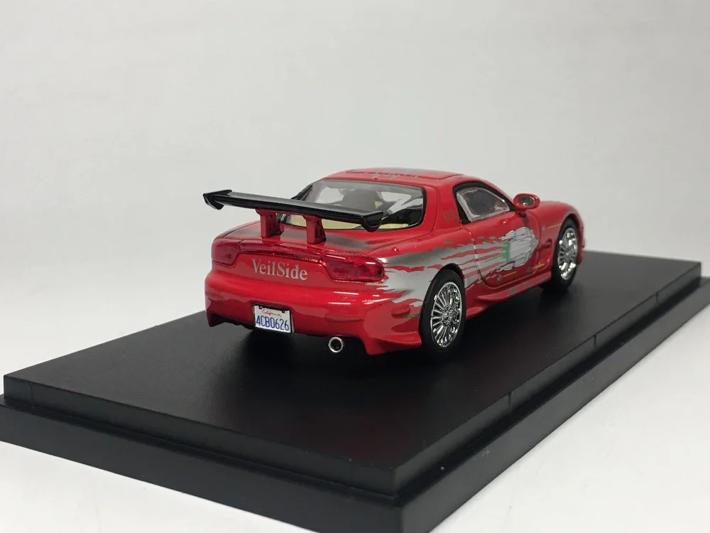 Зеленый свет 1:43 Mazda RX-7 1993 бутик сплав автомобиль игрушки для детей модель детской игрушки прозрачная коробка