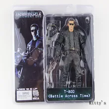 NECA Терминатор 2 фигурку T-800 битва через время Арнольд ПВХ игрушка " 18 см модель# ZJZ008