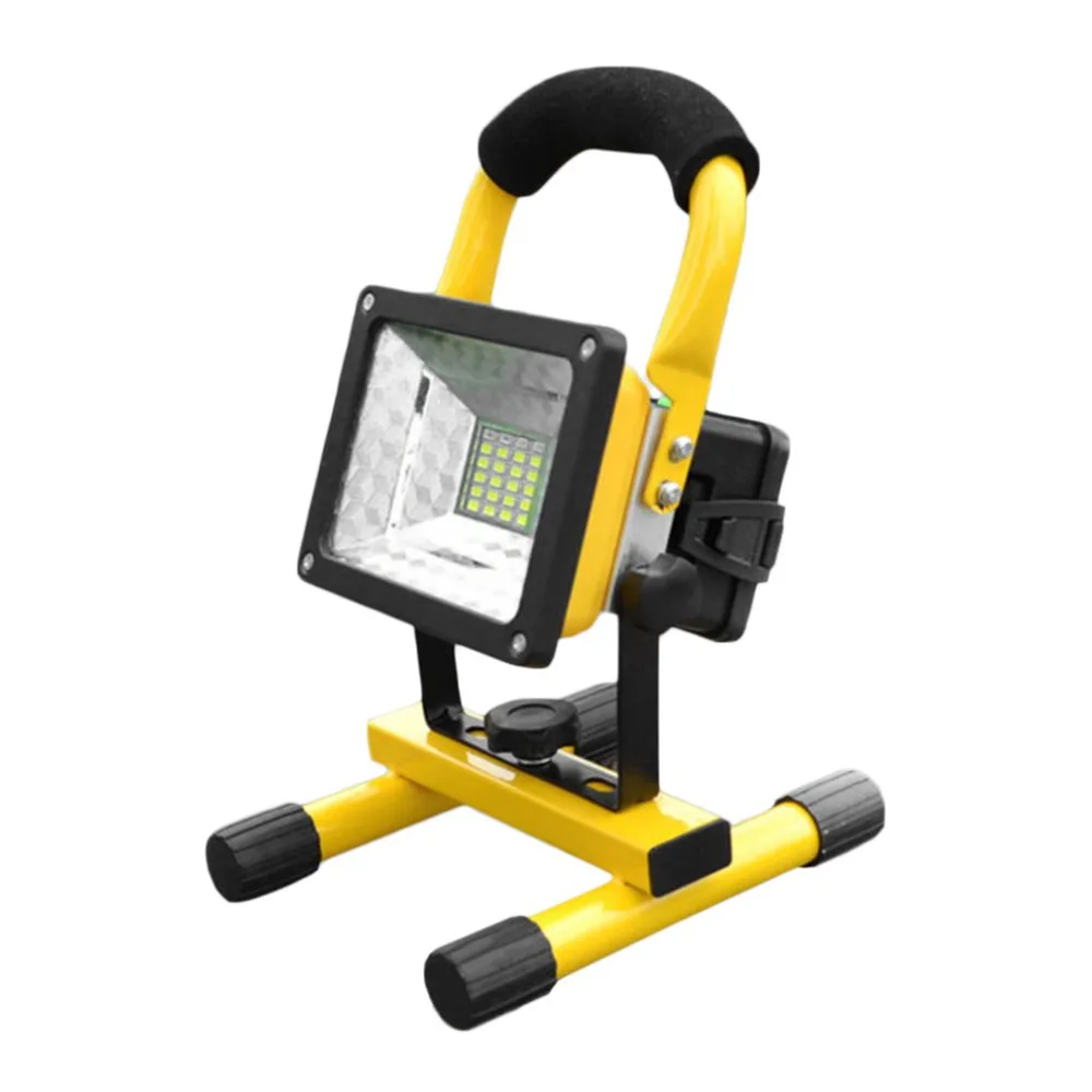 

ICOCO Portable Spotlights High Power 30W LED Projection Lamp Light Searchlights Flashing Warning Waterproof Flood with holder