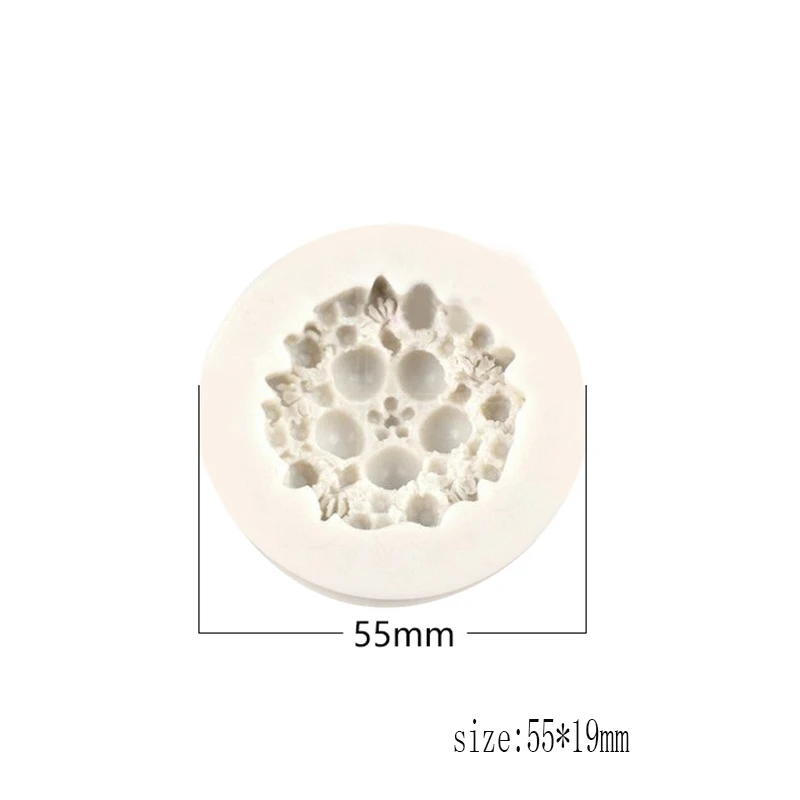 3D Силиконовая Форма жемчужные струнные бусины Веревка DIY Инструменты для украшения тортов из мастики Sugarcraft Свеча Форма Fimo глина мыло формы - Цвет: 4