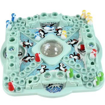 

Plastic toy baby birthday gift Penguin flying chess pop n' drop game family fun parent-child interactive educational set