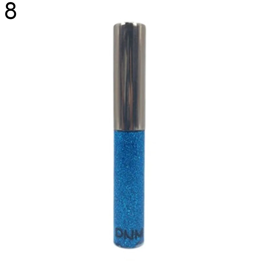 DNM мерцающий цветной жидкий карандаш для глаз тени для век Ручка водонепроницаемый макияж с эффектом "металлик" Новинка - Цвет: 08