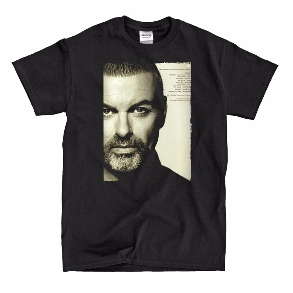 George Michael (D27) Fashion Men's Loose Style Round Neck