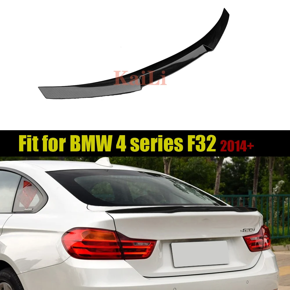 

4 Series F32 Car Styling Carbon Fiber Rear Trunk Boot Spoiler Wing for BMW 420i 428i 430i Coupe 2 Door M4 style 2014-2018