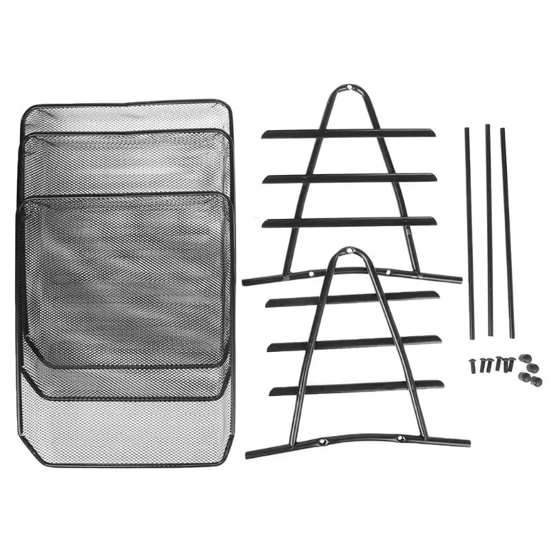 3 этажная металлическая подставка сетчатая полка для документов папка для документов письмо лоток для Офис стол организатор поставки