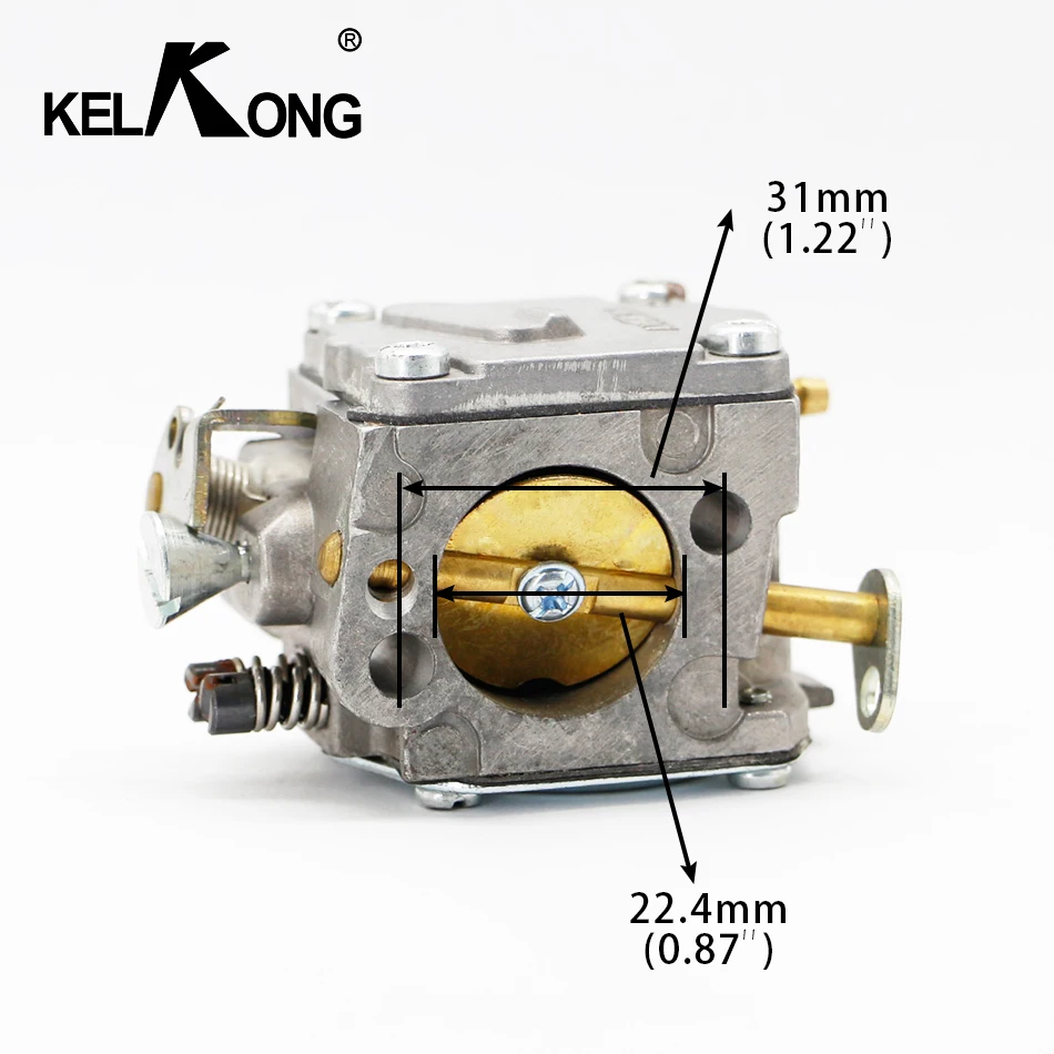 Келконг бензиновый Карбюратор ПОДХОДИТ для HUSQVARNA 61 268 266 272 XP 20 мм бензопила двигатель Carb