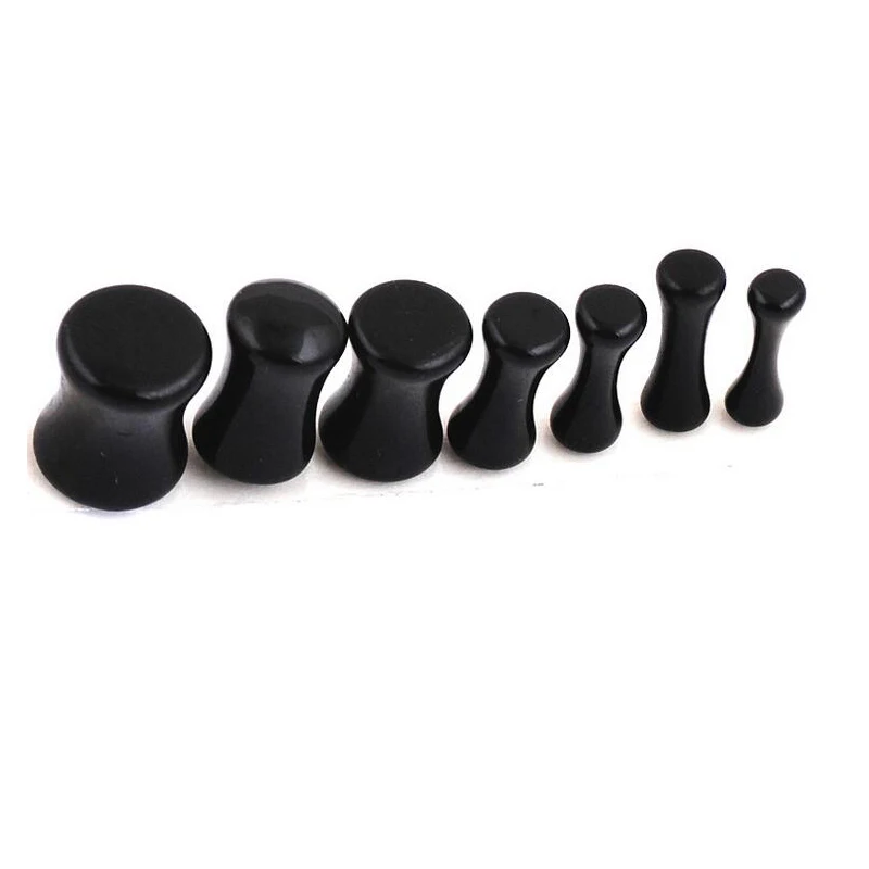 1 Pc Runde Taille Trommel Acryl Material Retro Mode Körper Piercing Schmuck Ohr Profil Ohr Expansion Schmuck