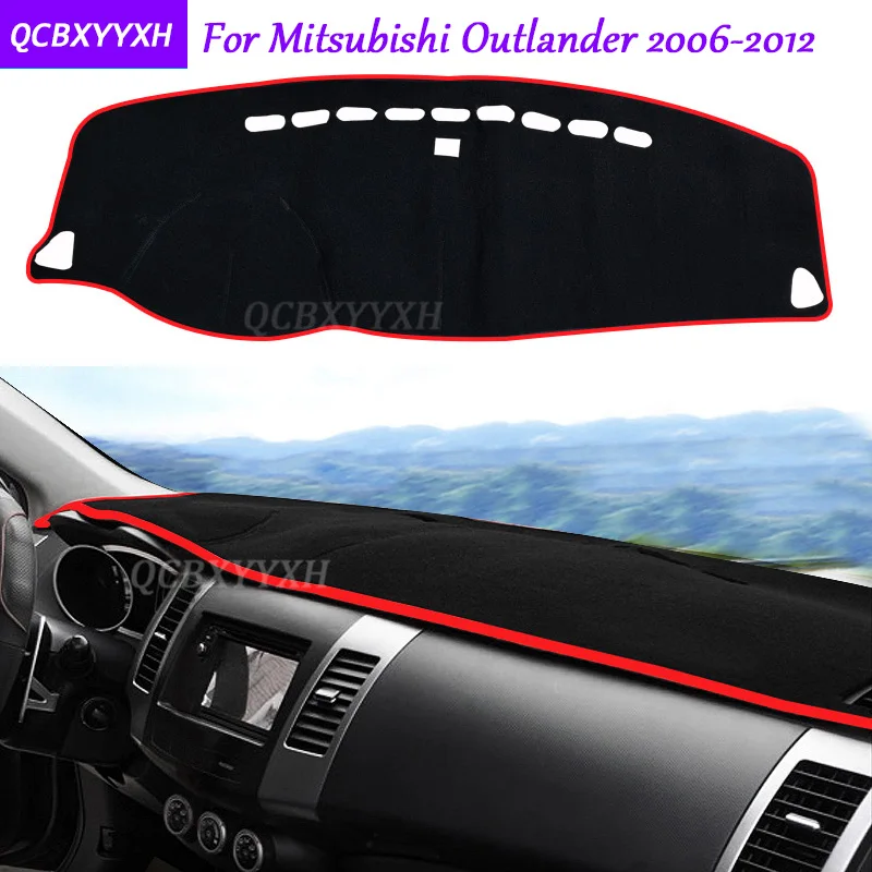 

For Mitsubishi Outlander 2006-2012 Dashboard Mat Protective Interior Photophobism Pad Shade Cushion Car Styling Auto Accessories