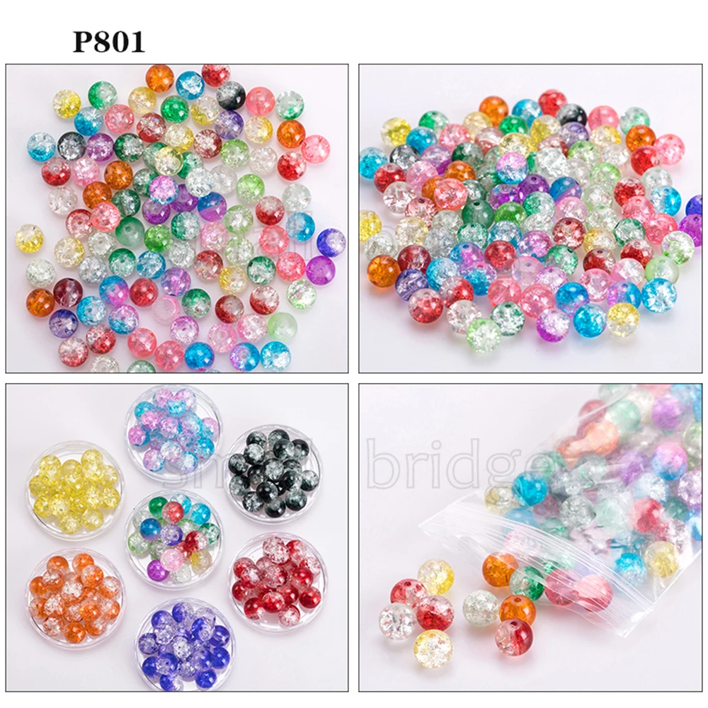 Glass Crackle Beads1