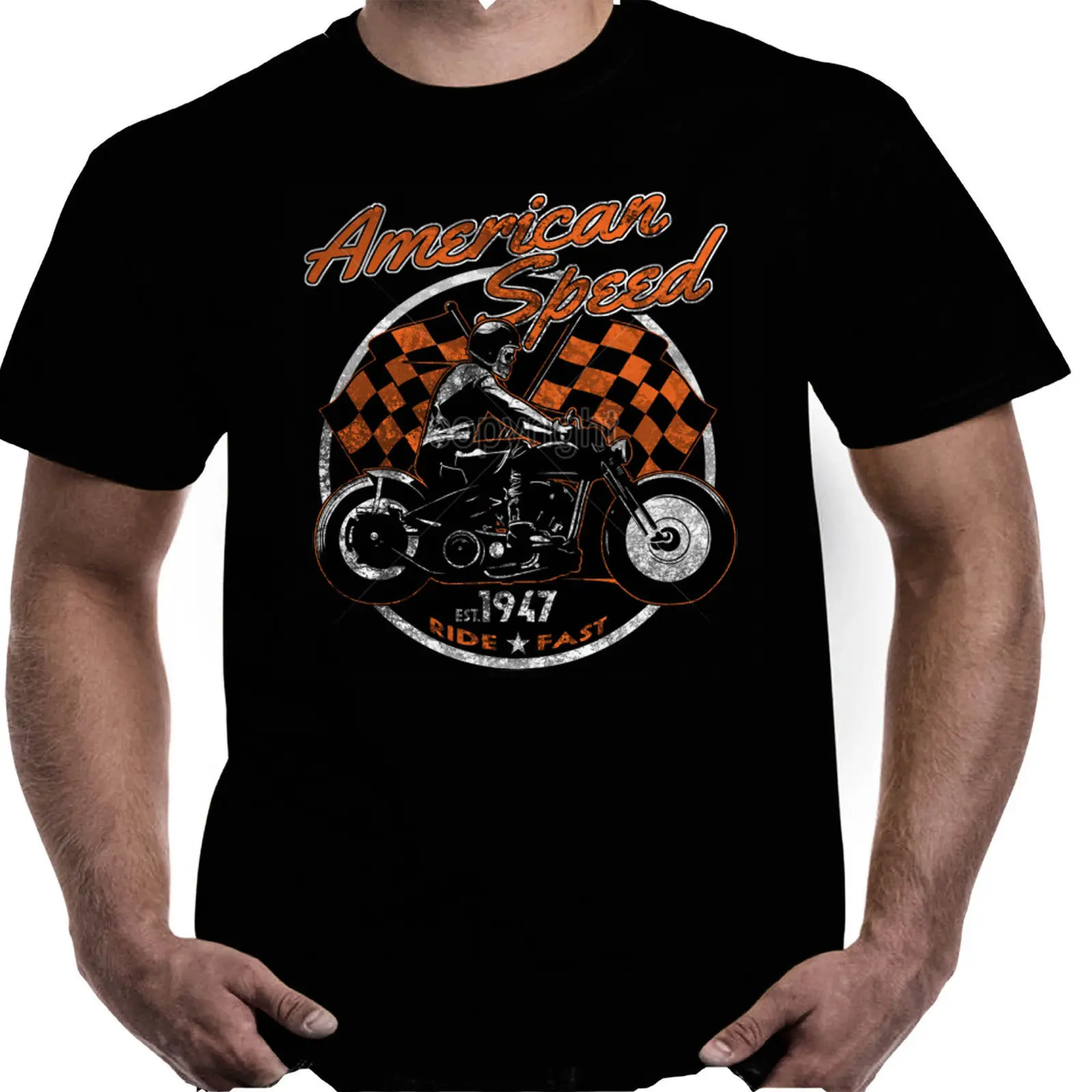 Best 2019 Cool Biker T Shirt Mens Motorcycle Motorbike Chopper Bobber Bike Dad Gift Present Tee