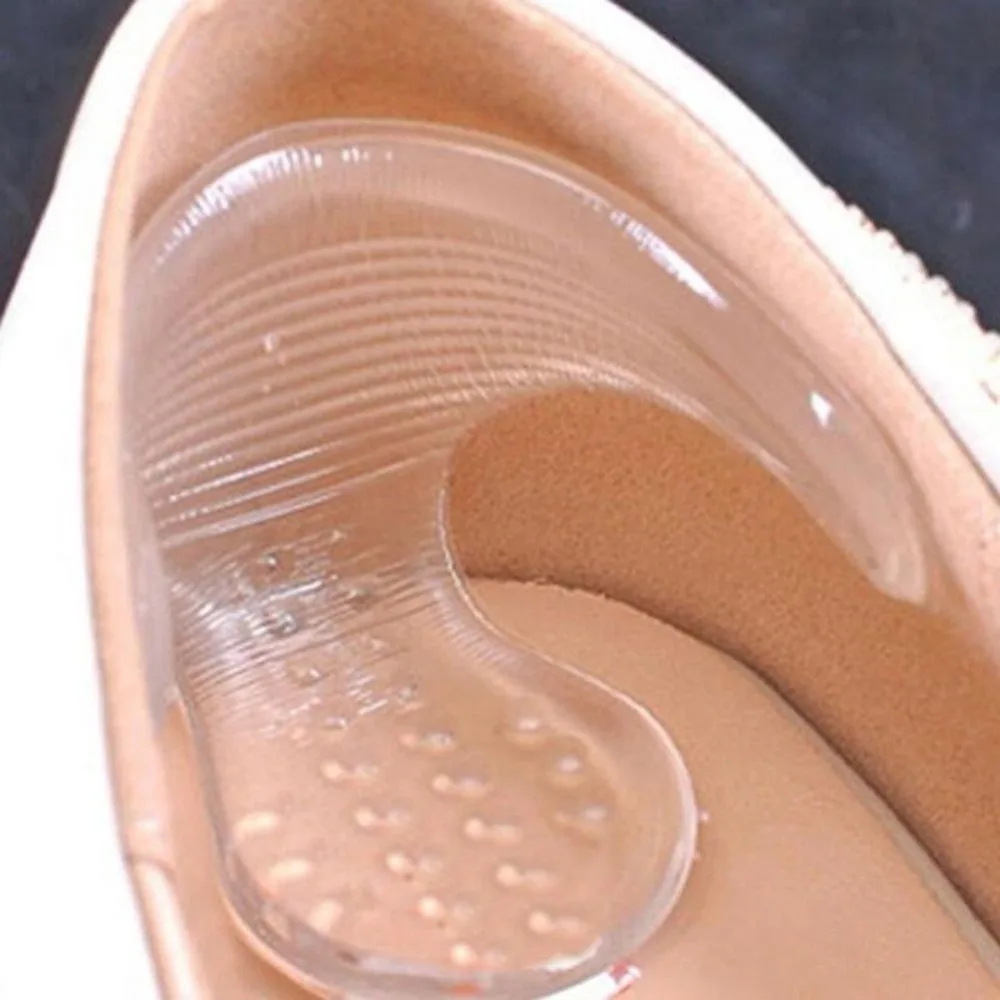 Silicone Gel for High Heel Grip Shoe Insole Pad Foot Protector Cushion price is 1 pair | Обувь