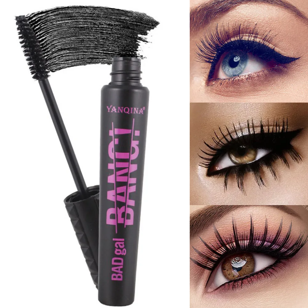 4D Fiber Mascara Long Black Eyelash Extension Waterproof Long lasting