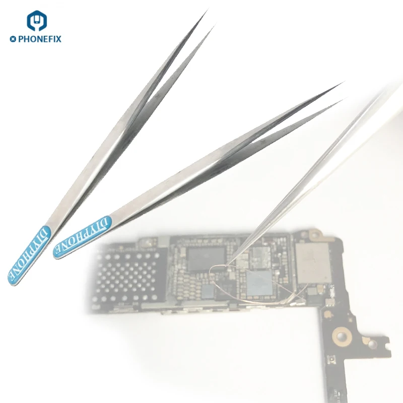 

PHONEFIX RH-11 Tweezers High-Precision Super Hard Sharp Tweezers for picking up cell phone Logic Board electronic components