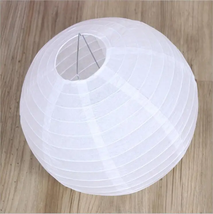 Buy 50pcs/lot 32 color 14" 35cm Chinese Round Paper Lanterns Holiday Led Ball