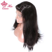 Queen Hair Full Lace Wig Remy Hair 100% Human Straight Hair Wigs For Black Women In Stock Free shipping